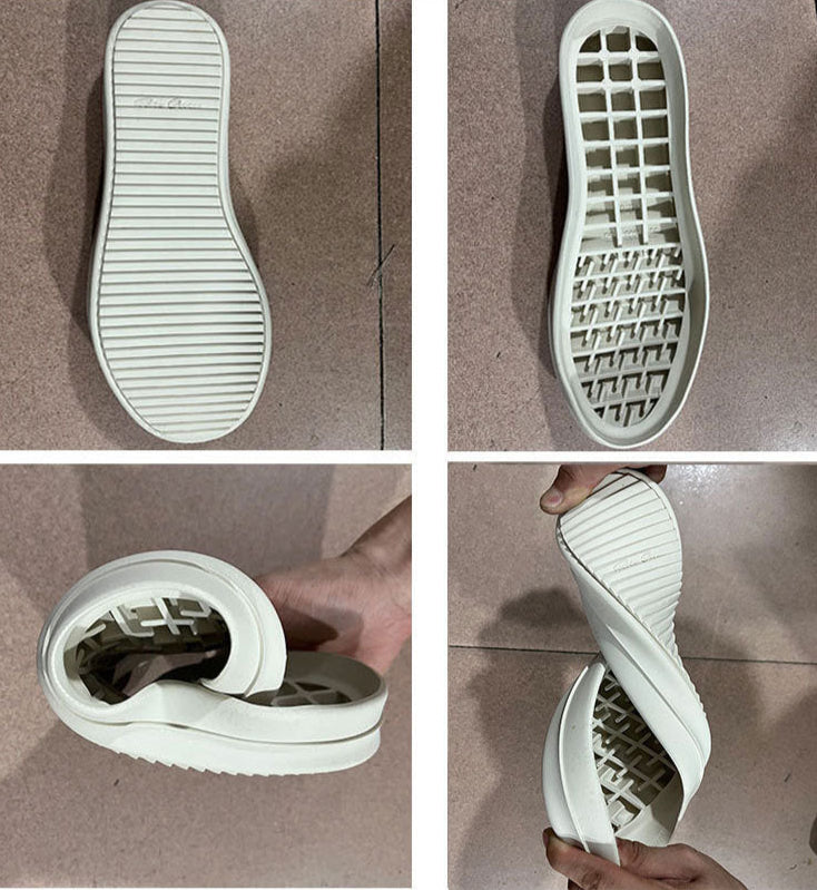 Vaagoon Horsehair Cross-Strap Platform Shoes