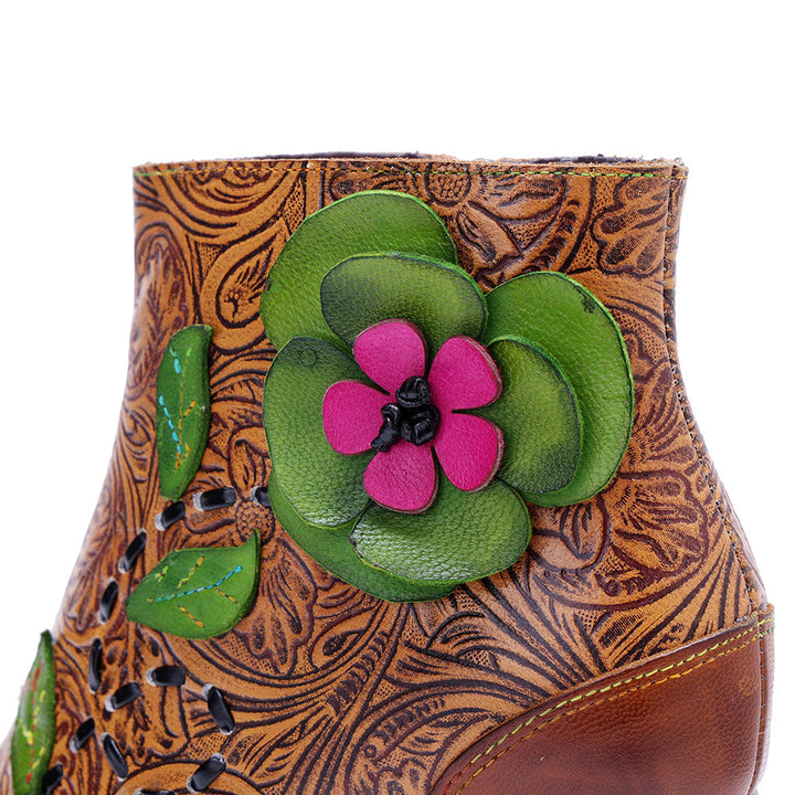 Vaagoon RetroCraft Leather Boots