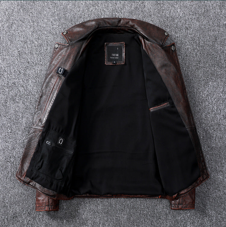 VAAGOON BRAWTA DECO LEATHER JACKET
