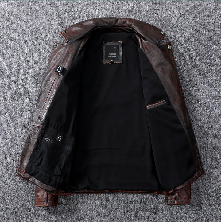 VAAGOON BRAWTA DECO LEATHER JACKET