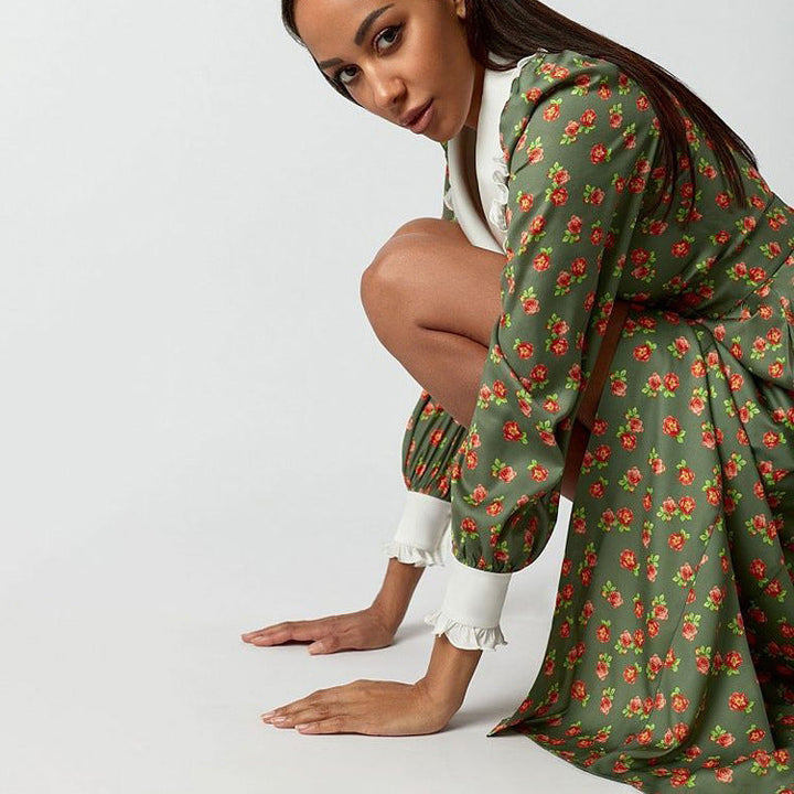 VAAGOON Suelin Retro Inspired Long Dress