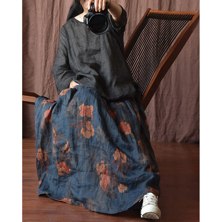 VAAGOON RETRO FLORA SKIRT