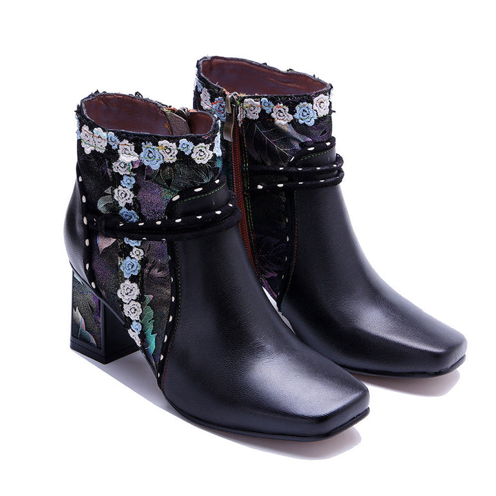 Vaagoon Retro Sheepskin Fashion Boots