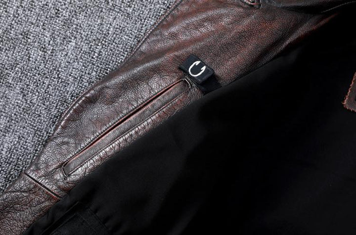 VAAGOON BRAWTA DECO LEATHER JACKET