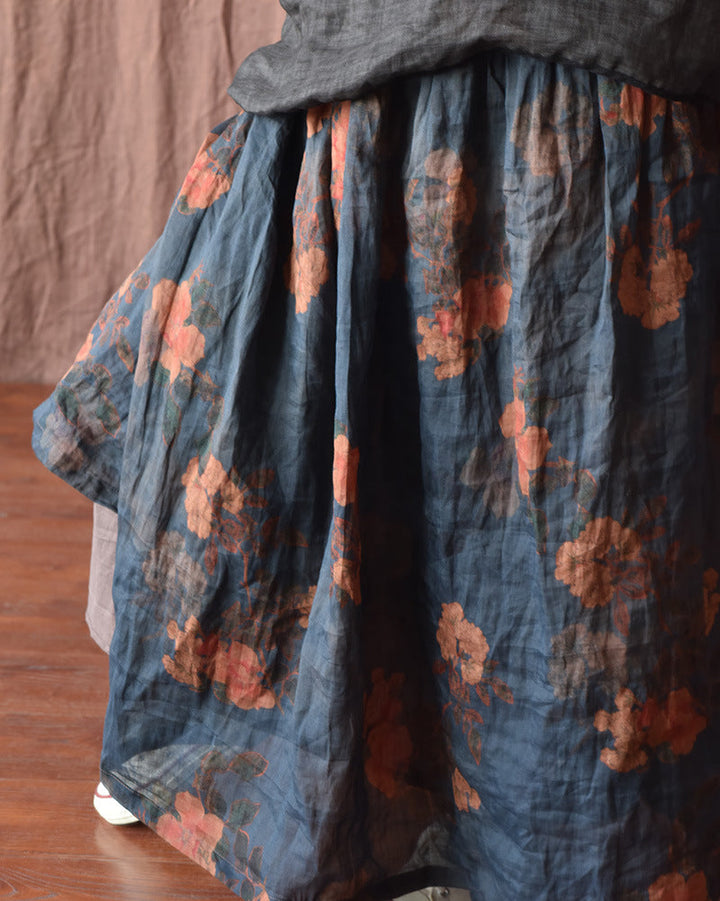 VAAGOON RETRO FLORA SKIRT