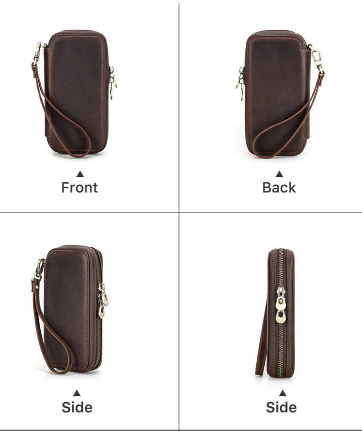 Vaagoon Compact Leather Watch Case