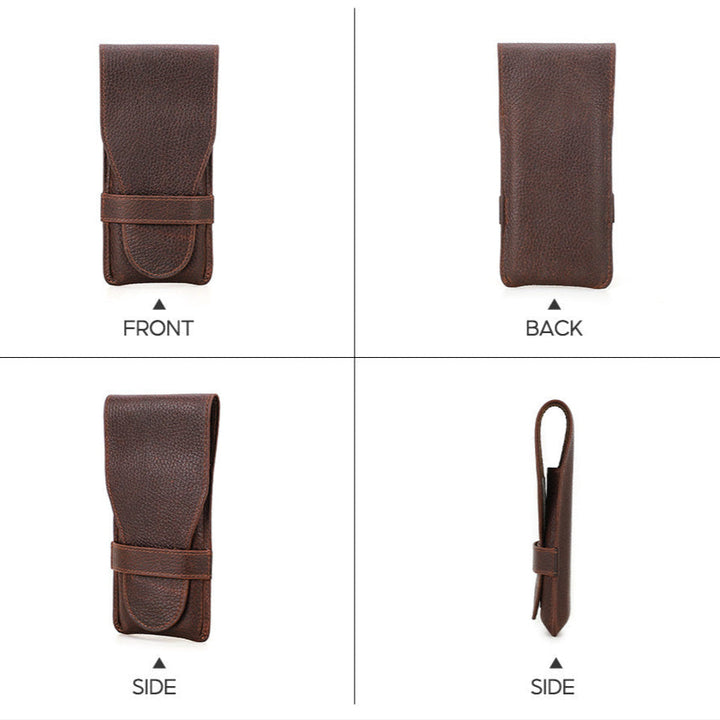 Vaagoon Slim Guard Leather Cigar Case