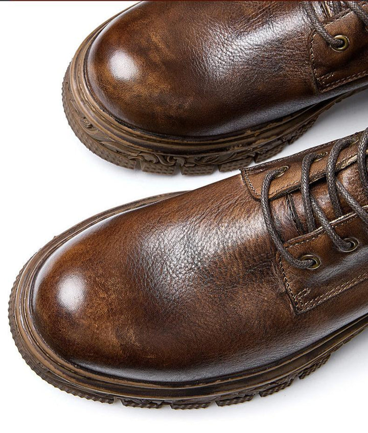 VAAGOON Gentle Retro Zipper Martin Boots