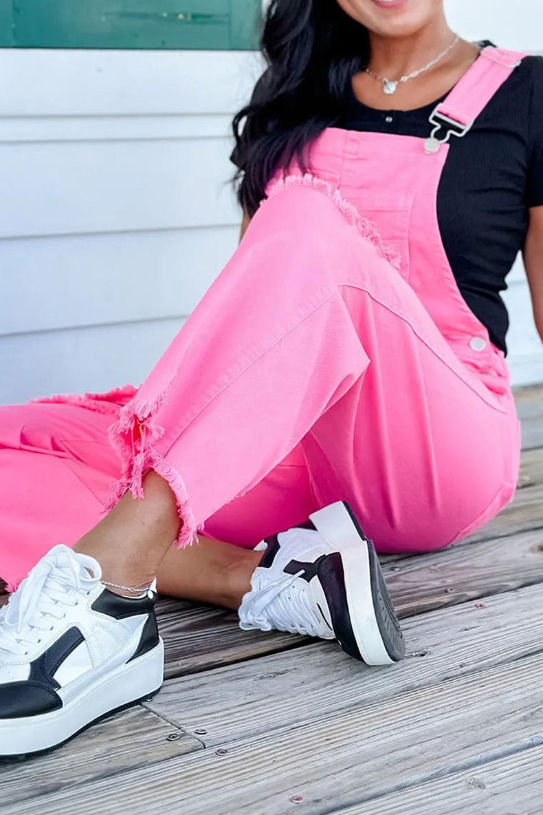 VAAGOON PINGO DENIM JUMPSUIT