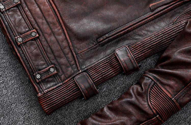 VAAGOON BRAWTA DECO LEATHER JACKET