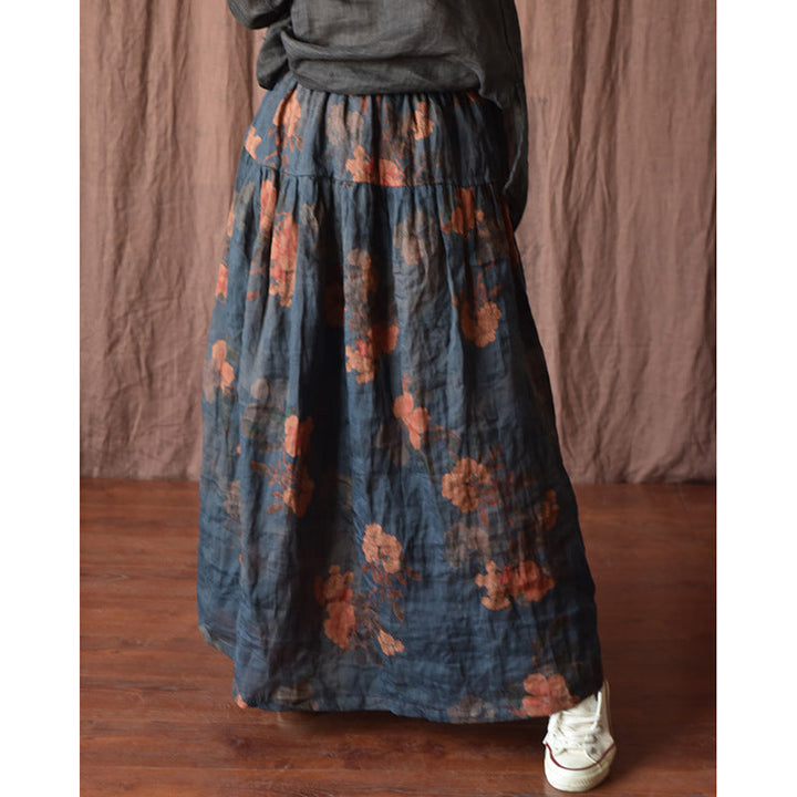 VAAGOON RETRO FLORA SKIRT