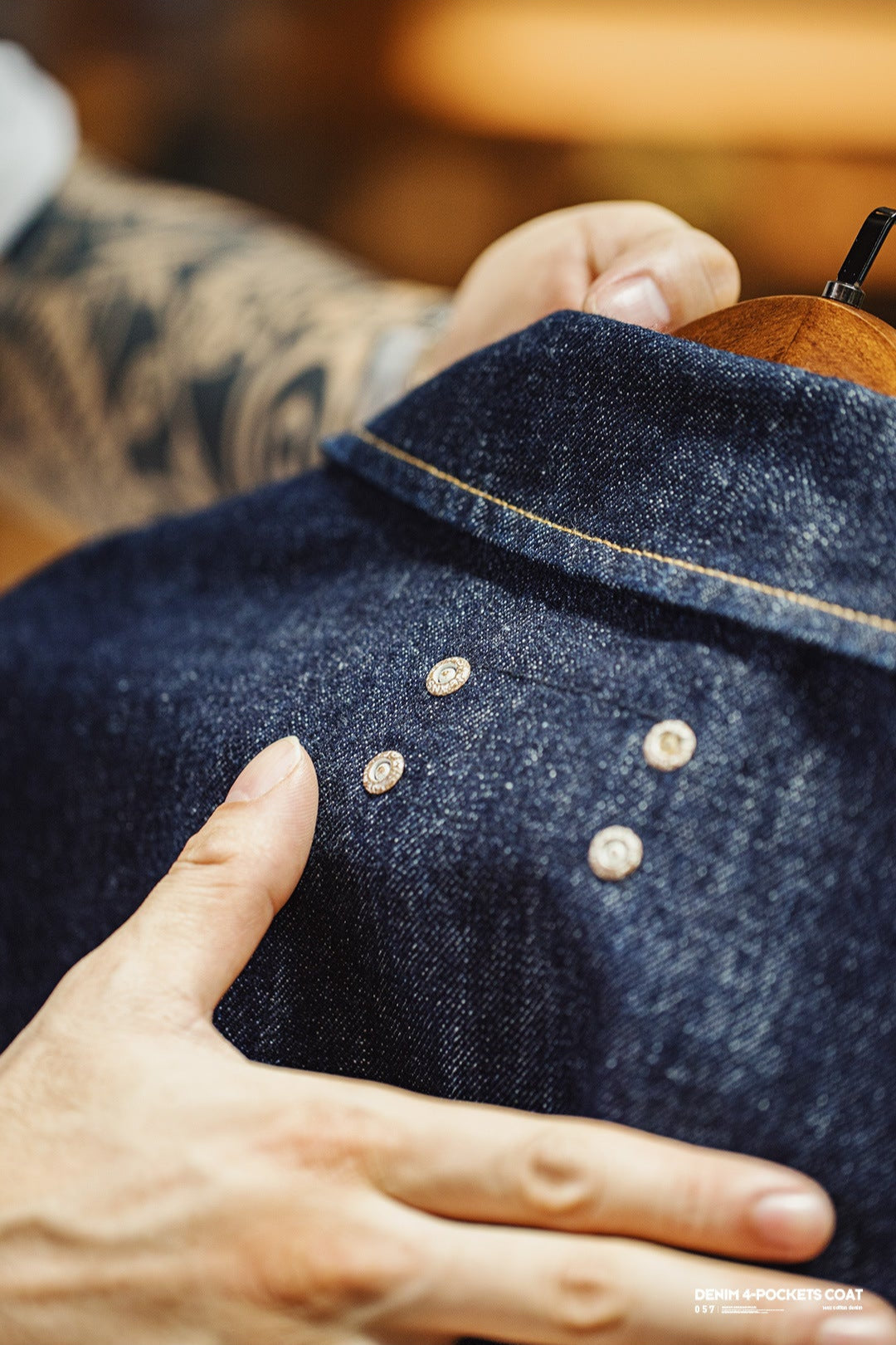 VAAGOON DENIM 4-POCKETS COAT