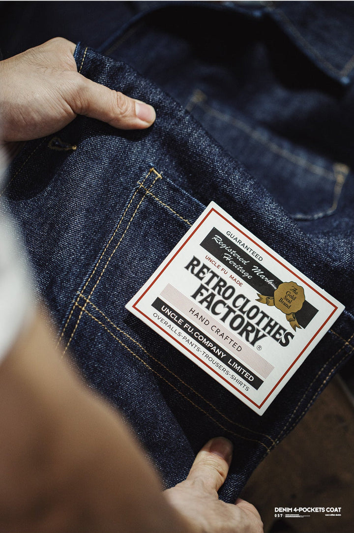 VAAGOON DENIM 4-POCKETS COAT