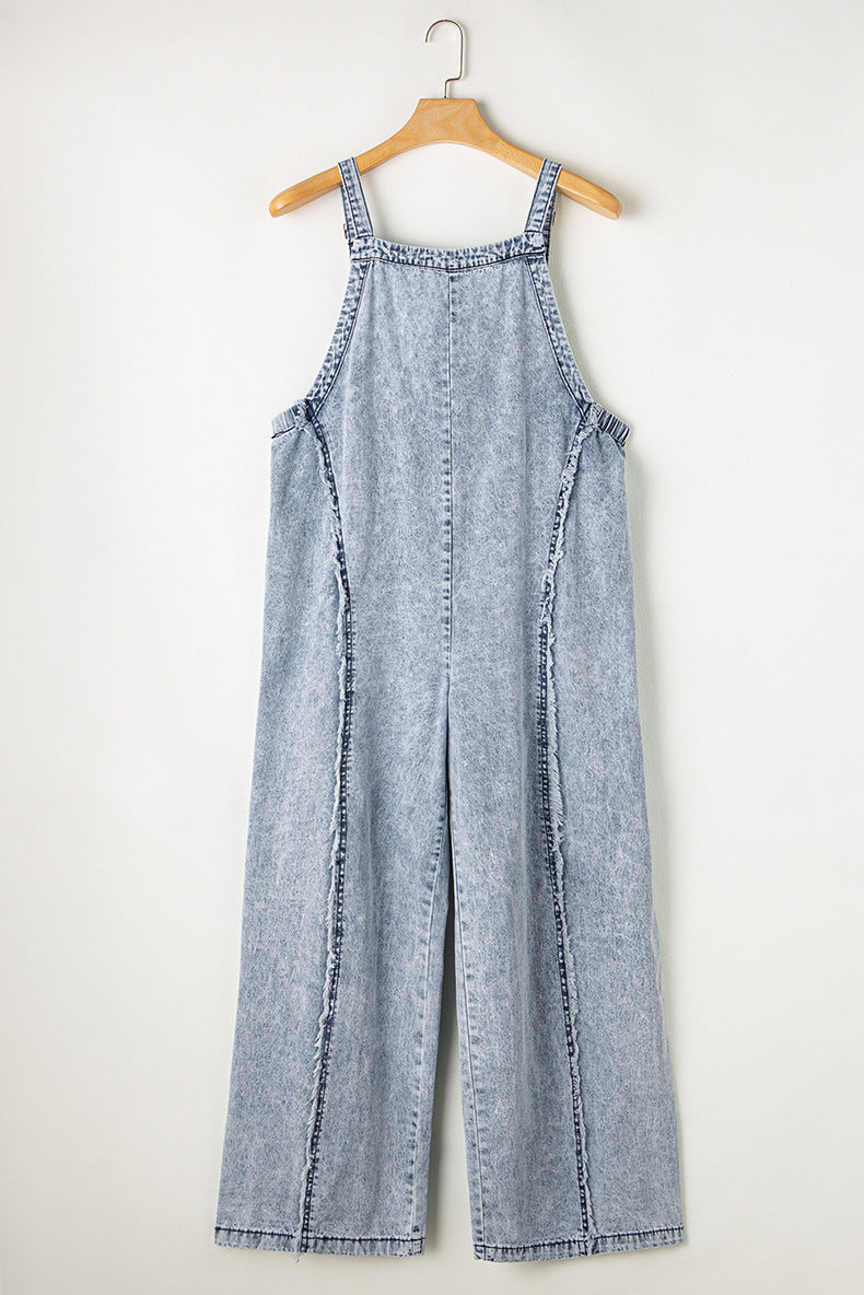 VAAGOON BALCA DENIM JUMPSUIT