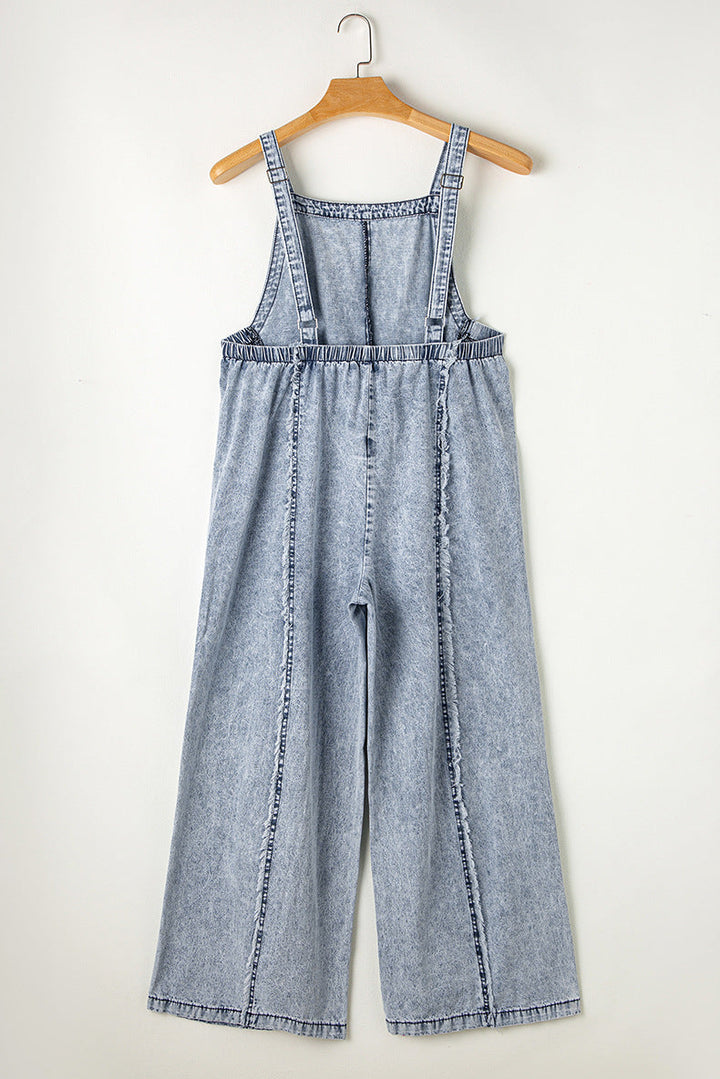 VAAGOON BALCA DENIM JUMPSUIT