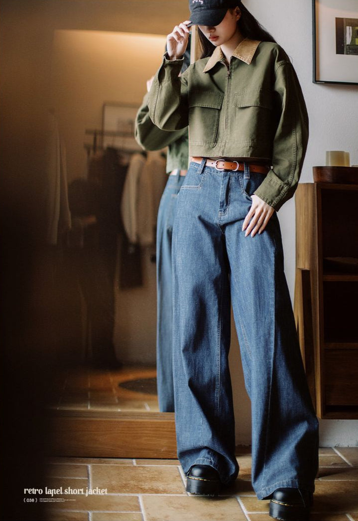 VAAGOON Retro Lanel Short Jacket