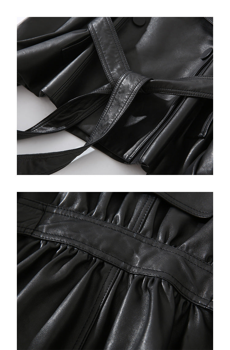 Vaagoon NobleSkin Leather Women's Short Style Jacket