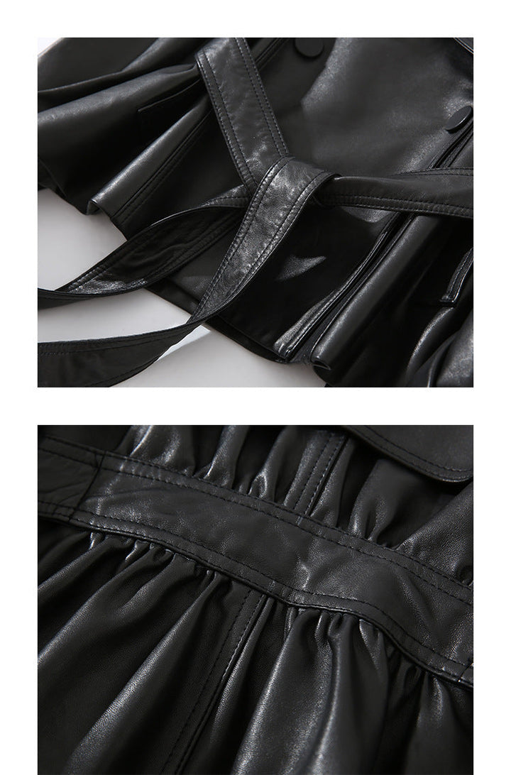 Vaagoon NobleSkin Leather Women's Short Style Jacket