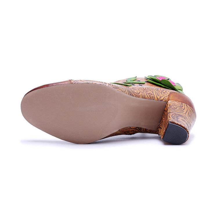 Vaagoon RetroCraft Leather Boots