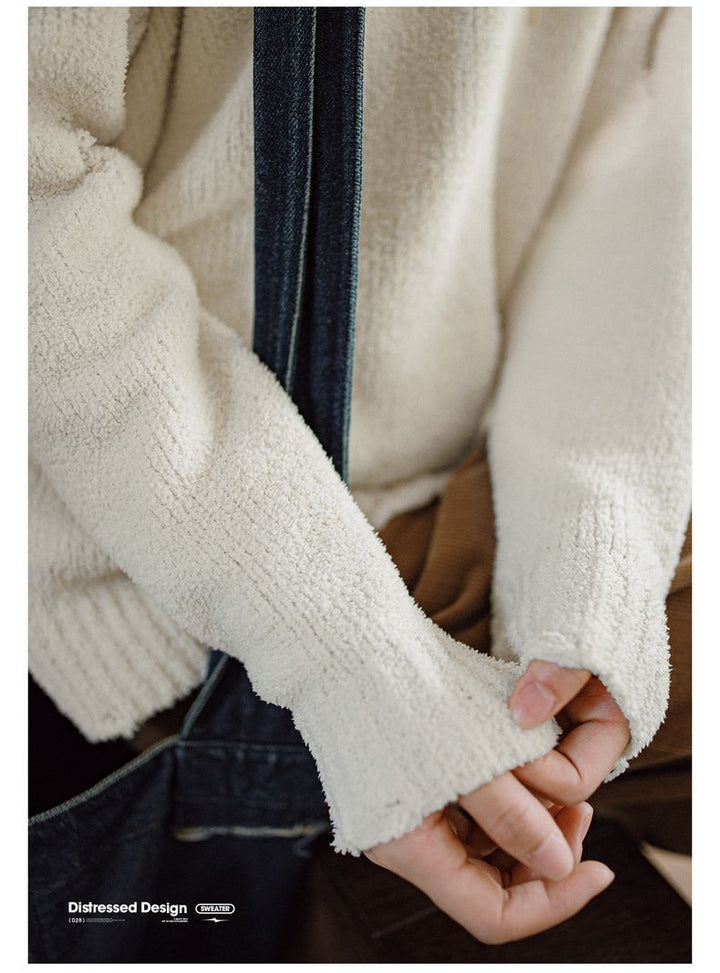 VAAGOON Distressed Design Sweater