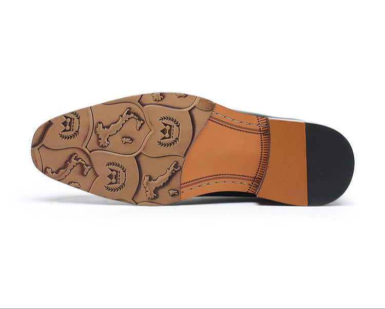 Vaagoon NeroLuxe Leather Men's Classic Shoes