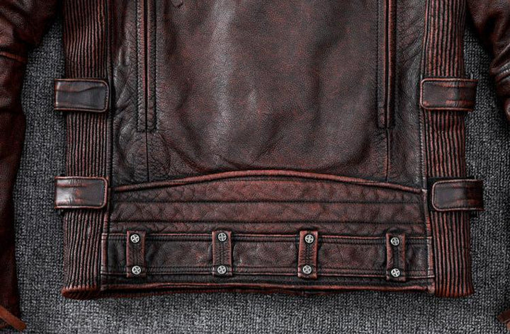 VAAGOON BRAWTA DECO LEATHER JACKET