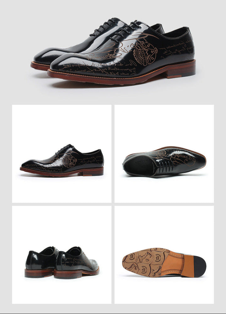 Vaagoon NeroLuxe Leather Men's Classic Shoes