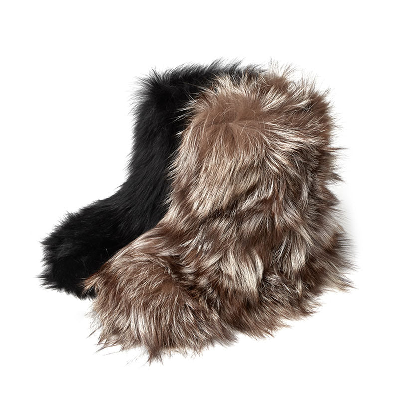 Vaagoon Arctic Fox Fur Boots