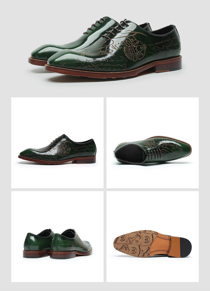 Vaagoon NeroLuxe Leather Men's Classic Shoes