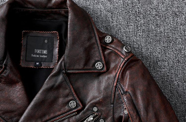 VAAGOON BRAWTA DECO LEATHER JACKET