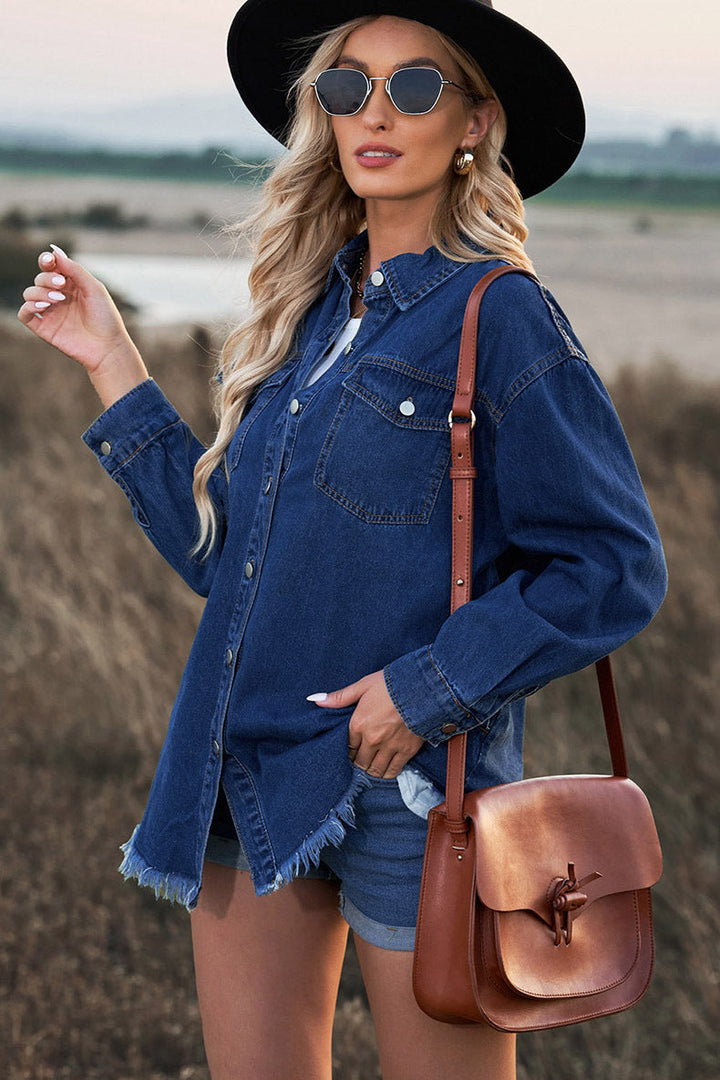 VAAGOON ALASTRA DENIM SHIRT