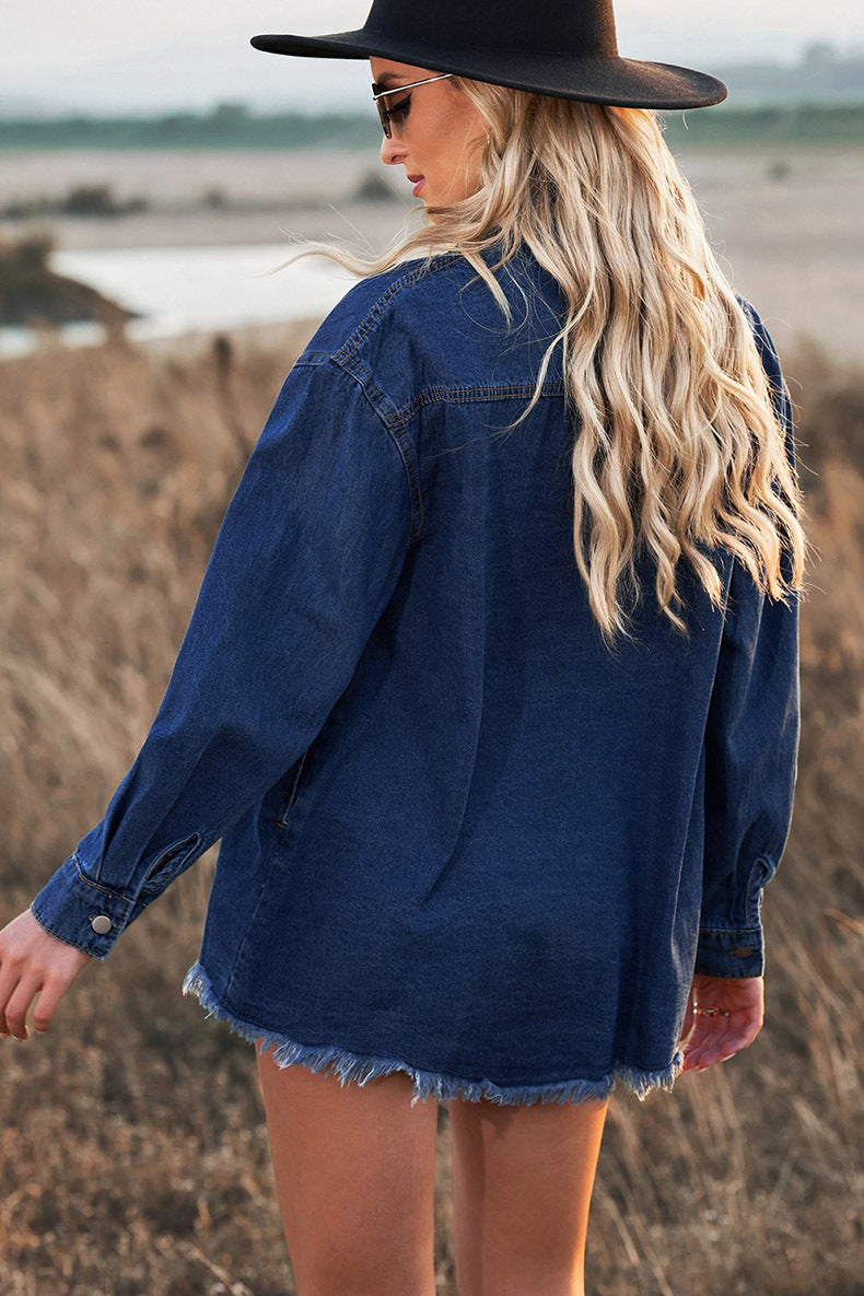 VAAGOON ALASTRA DENIM SHIRT