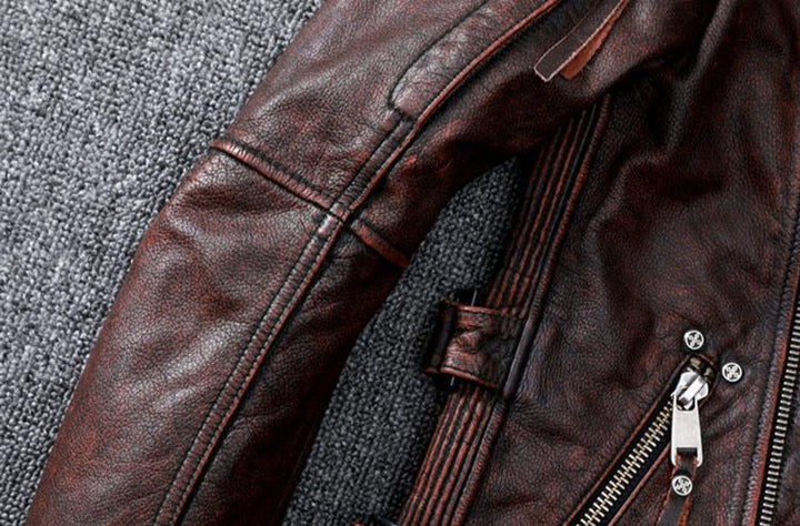 VAAGOON BRAWTA DECO LEATHER JACKET