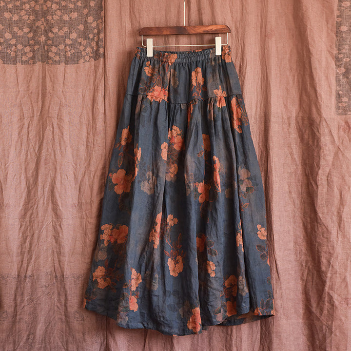 VAAGOON RETRO FLORA SKIRT
