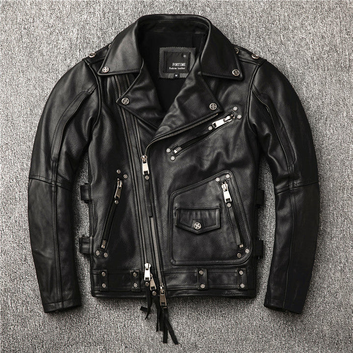 VAAGOON BRAWTA DECO LEATHER JACKET