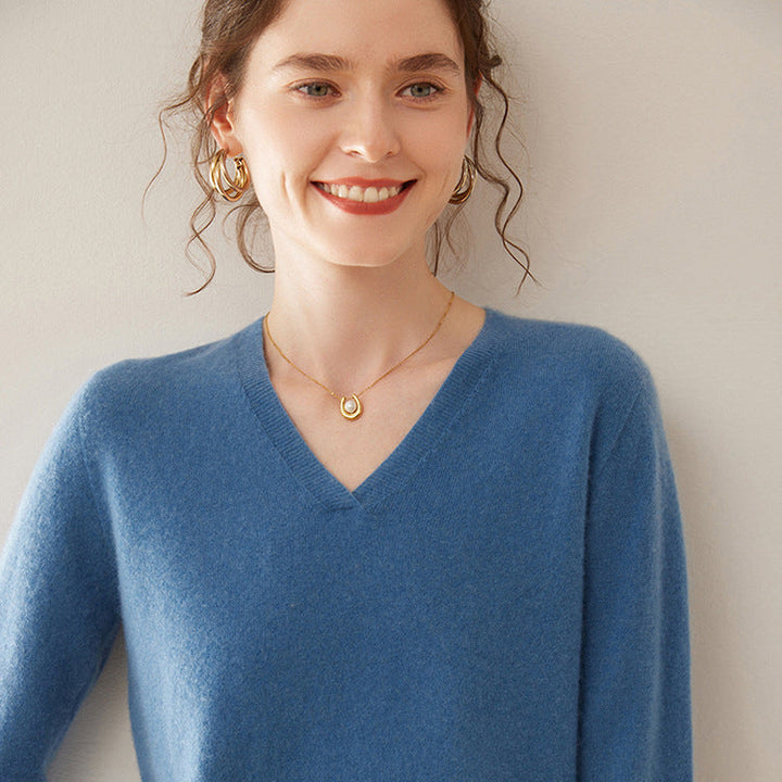 Vaagoon Ultra Fine Cashmere V-Neck Sweater