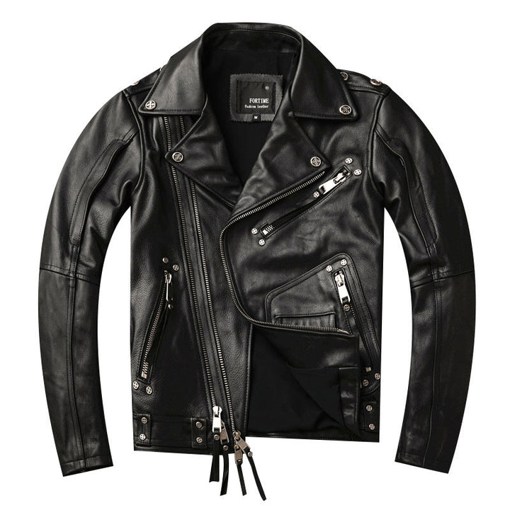 VAAGOON BRAWTA DECO LEATHER JACKET