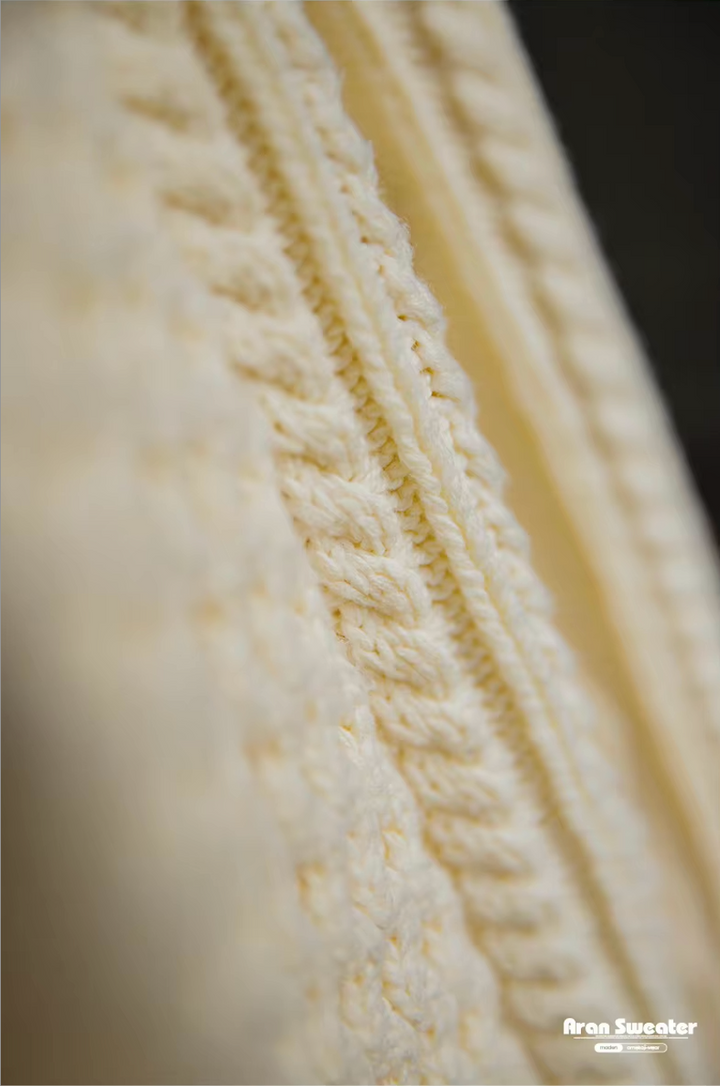 VAAGOON Retro Aran Sweater