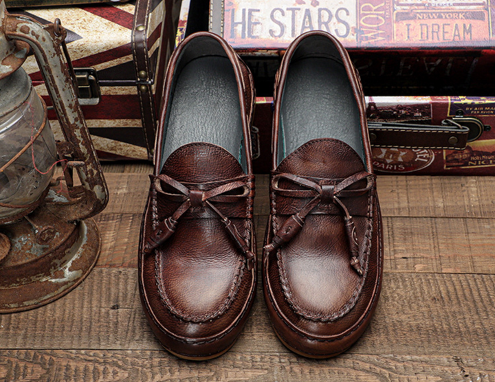VAAGOON RETRO LEATHER MOCASSIN