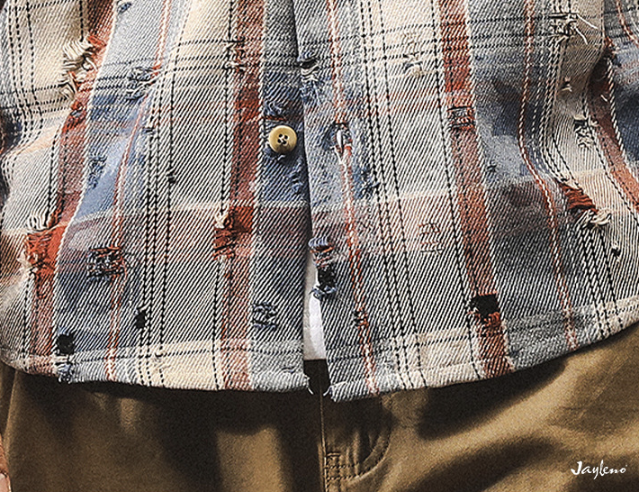 VAAGOON Autumn Highland Plaid Shirt