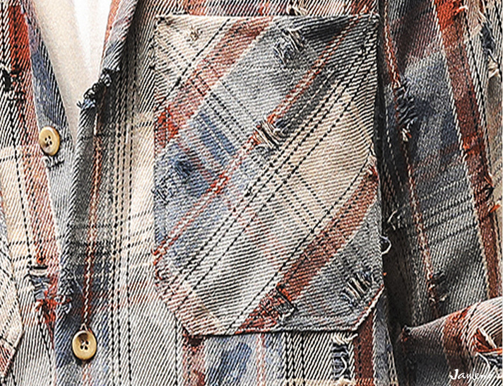 VAAGOON Autumn Highland Plaid Shirt