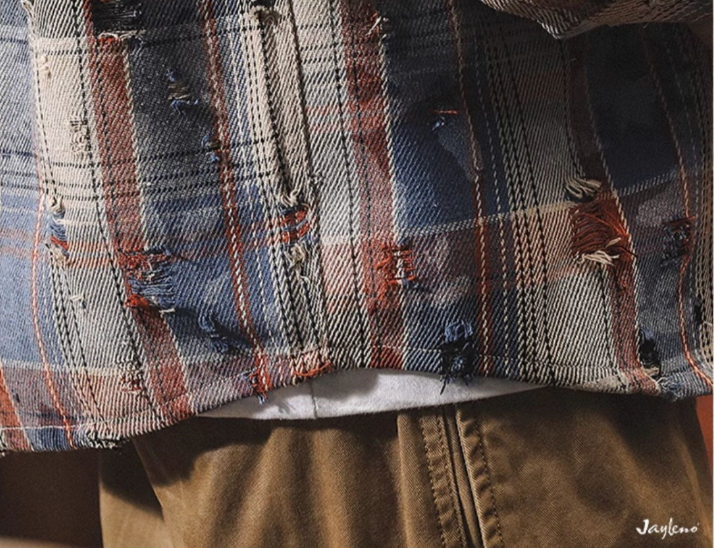 VAAGOON Autumn Highland Plaid Shirt