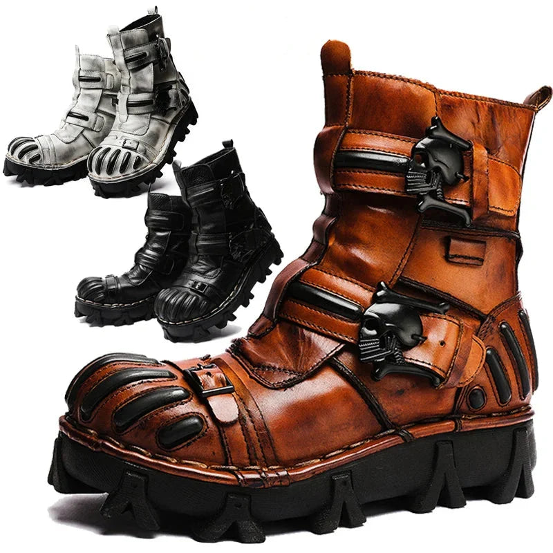 VAAGOON Motorcycle Style Boots