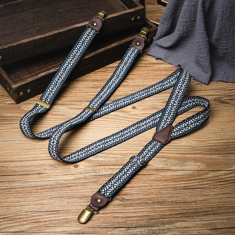 Vaagoon Tribal Grip Pants Suspenders