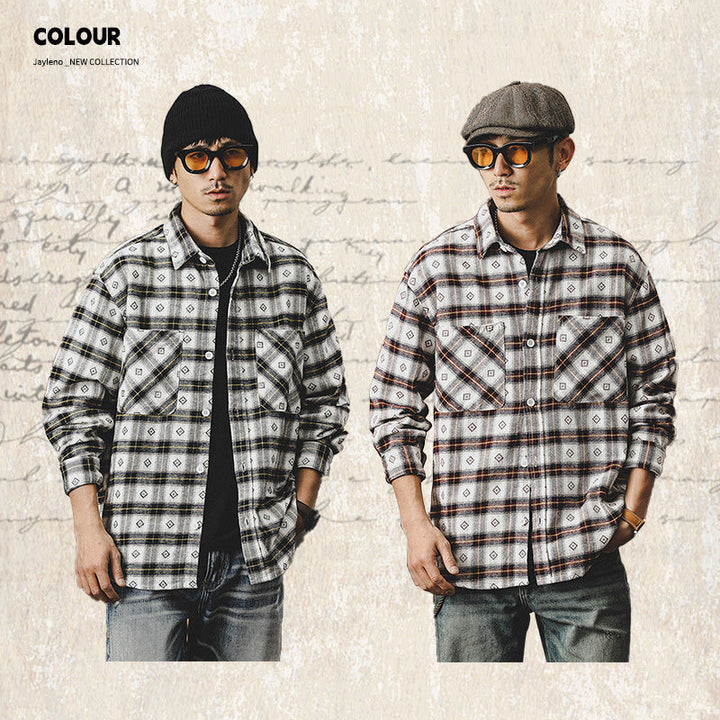 VAAGOON Autumn Check Spirit Shirt