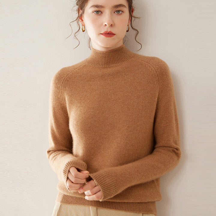 Vaagoon Cashmere Crest Turtleneck Sweater