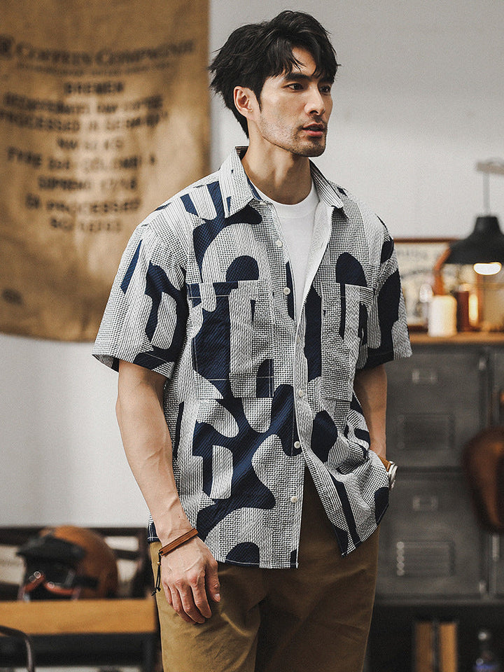VAAGOON Shadow Grid Shirt