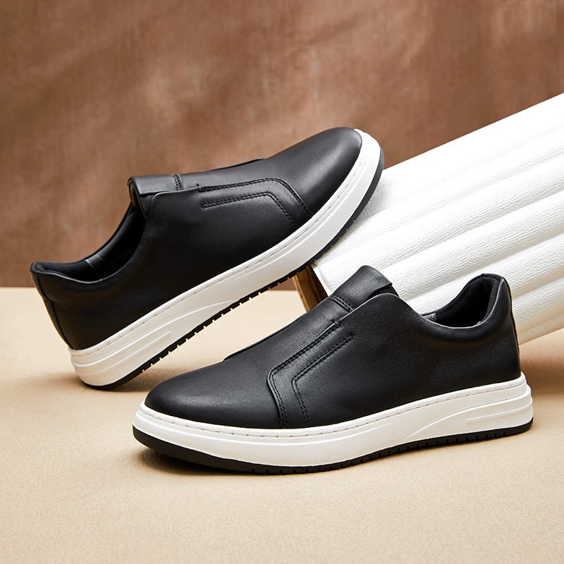 Vaagoon Metro Slip-On Leather Shoes