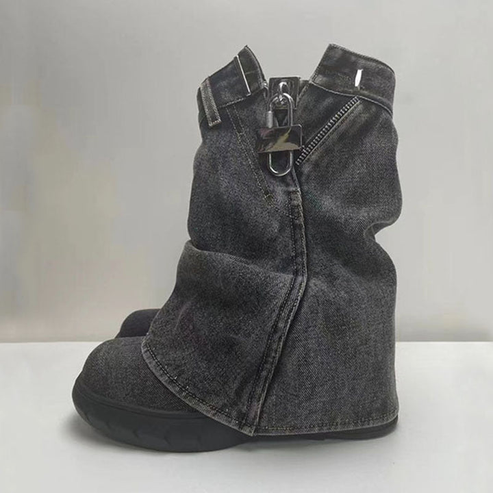 Vaagoon Denim Sky High Fashion Boots