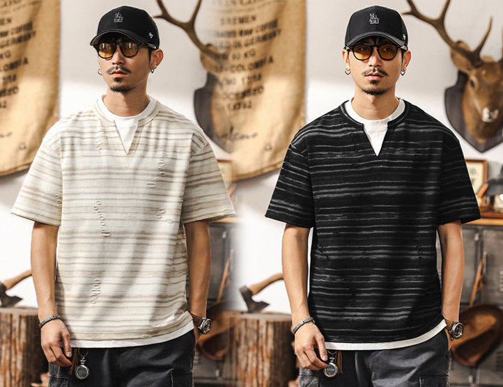 VAAGOON Contrast Colors T-Shirt